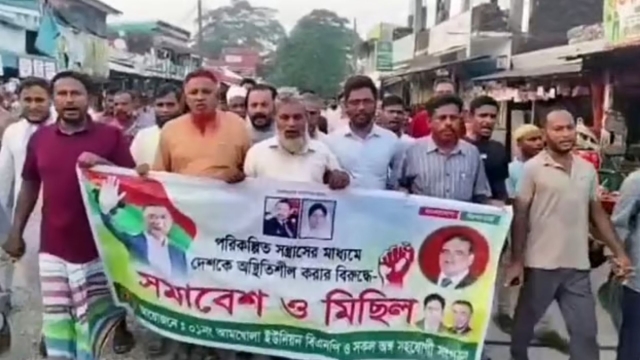 গলাচিপায় বিএনপির মিছিলে যুবলীগ-ছাত্রলীগের নামে স্লোগান, তদন্ত কমিটি